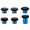 Blue, variant on Replacement Thumbsticks for Xbox Elite 2 Controller, 6 in 1 Swap Magnetic Joysticks for Xbox Elite Series 2 Core(Model 1797)