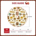 thumbnail image 2 of Sikiie Honeycomb And Honey Nativity Christmas Tree Skirt, Jesus Christian Winter Holiday Tree Mat Decoration(30-48IN)48", 2 of 6