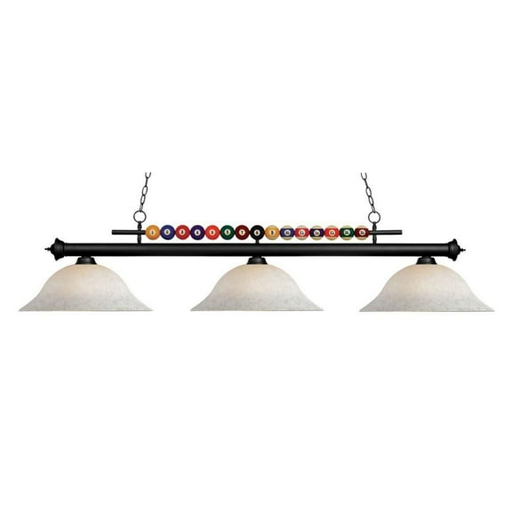 -3 Light Island/Billiard in Billiard Style-16 inches Wide By 15 inches High Bailey Street Home 372-Bel-1176642