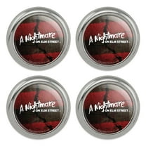 A Nightmare on Elm Street Logo Metal Craft Sewing Novelty Buttons - Set of 4