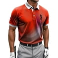 thumbnail image 2 of COSFO Golf Mens Polo Shirts Summer Athletic Business Short Sleeve Graphic Tees Quick Dry Pullover Collared Moisture Wicking Slim Fit Tops, 2 of 5