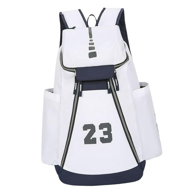 Bolsa de baloncesto impermeable, bolsa de senderismo, tela Oxford capacidad, de hombro para fanáticos , para , Blanco DYNWAVEMX Mochilas de baloncesto