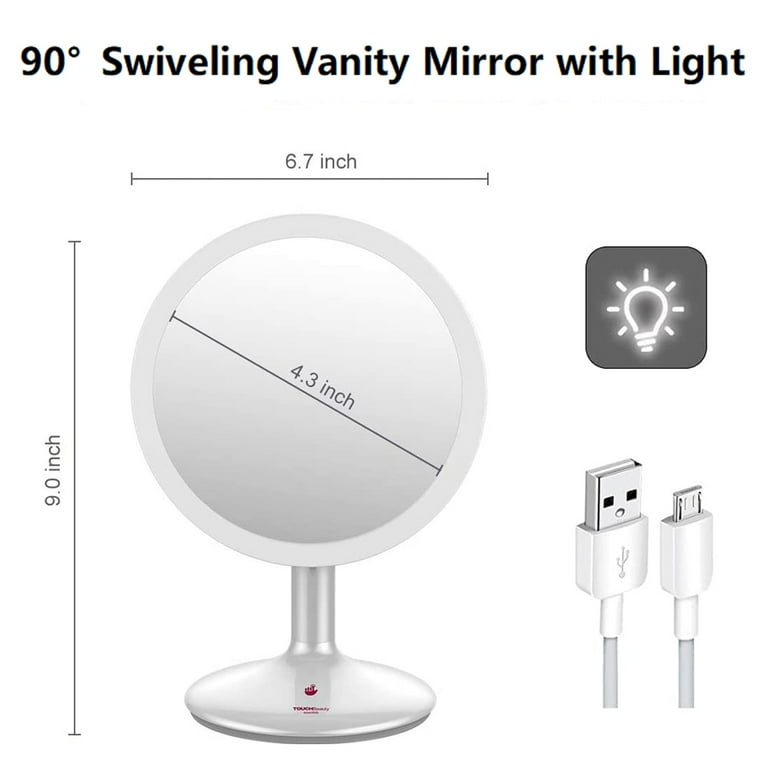 Portable light up clearance vanity mirror