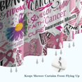 thumbnail image 6 of Pink Breast Cancer Shower Curtain 72"x72" ,Bathroom Decorative Shower Curtains Set with 12 Hooks,Modern Waterproof Washable Shower Curtain, 6 of 6