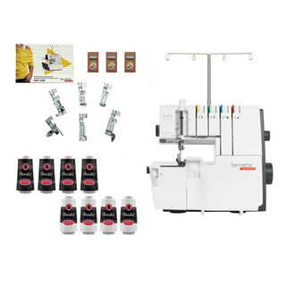 Brother 1034D 3 or 4 Thread Serger with Easy Lay-in Threading, White 