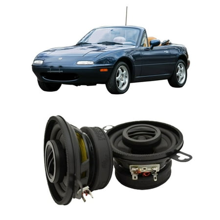 Fits Mazda MX-5 Miata 1990-1997 Rear Headrest Replacement HA-R35 Speakers (Best Speakers For Mazda 3)