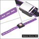 thumbnail image 3 of Correa de muñeca antiestática, pulsera de silicona ESD ajustable, sin cable, para reparación de electrónica, negra, morada, 3 of 5