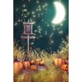 thumbnail image 2 of EREHome Polyester Fabric 5x7ft Photography Backgrounds Horror Trees Trail Halloween Themed Photo Backdrop, 2 of 2