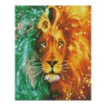 thumbnail image 1 of Cuadros Decorativos Kits de punto de cruz de arte estampado de 11 quilates costura de mosaico con estampado de animales DIY Tmvgtek embutido en tela, 1 of 9