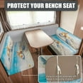 thumbnail image 2 of Uorisanigo Beach Starfish RV Dinette Cushion Covers with Car Bench 1 Backrest & 1 Bench Stretch Sofa Chair Covers Furniture Protection for RV Camper Seat Cover Camp Accessories, 2 of 7