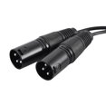 thumbnail image 2 of Cable de audio de 1,5 m/ 5 pies Cable doble XLR macho a 3,5 mm, 2 of 8