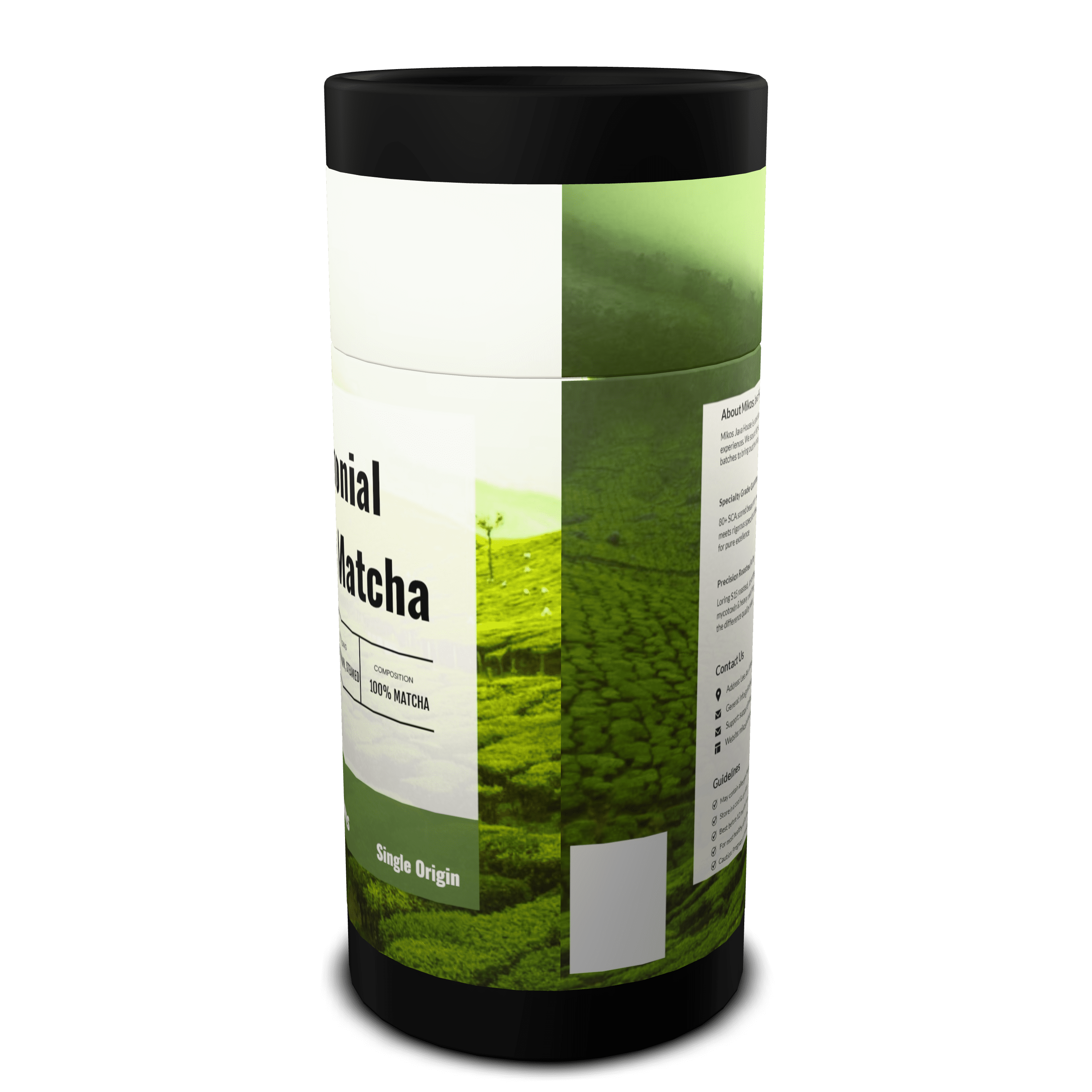 Mikos Java House Ceremonial Matcha, Premium Japanese Shade-Grown Green Tea, Stone Ground Powder, First Harvest, 1.9oz Tube (27 Servings)