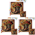 thumbnail image 1 of 5D DIY Cuadrado Taladro Diamante Pintura Animal Kit Del Arte 45x55cm, 1 of 9