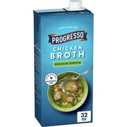 Progresso Chicken Broth, Reduced Sodium, Gluten Free, 32 oz.