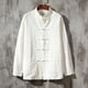 thumbnail image 1 of Men Chinese Traditional Kung Fu Tai Chi Coat Tang Suit Uniform Jacket Clothing, 1 of 8