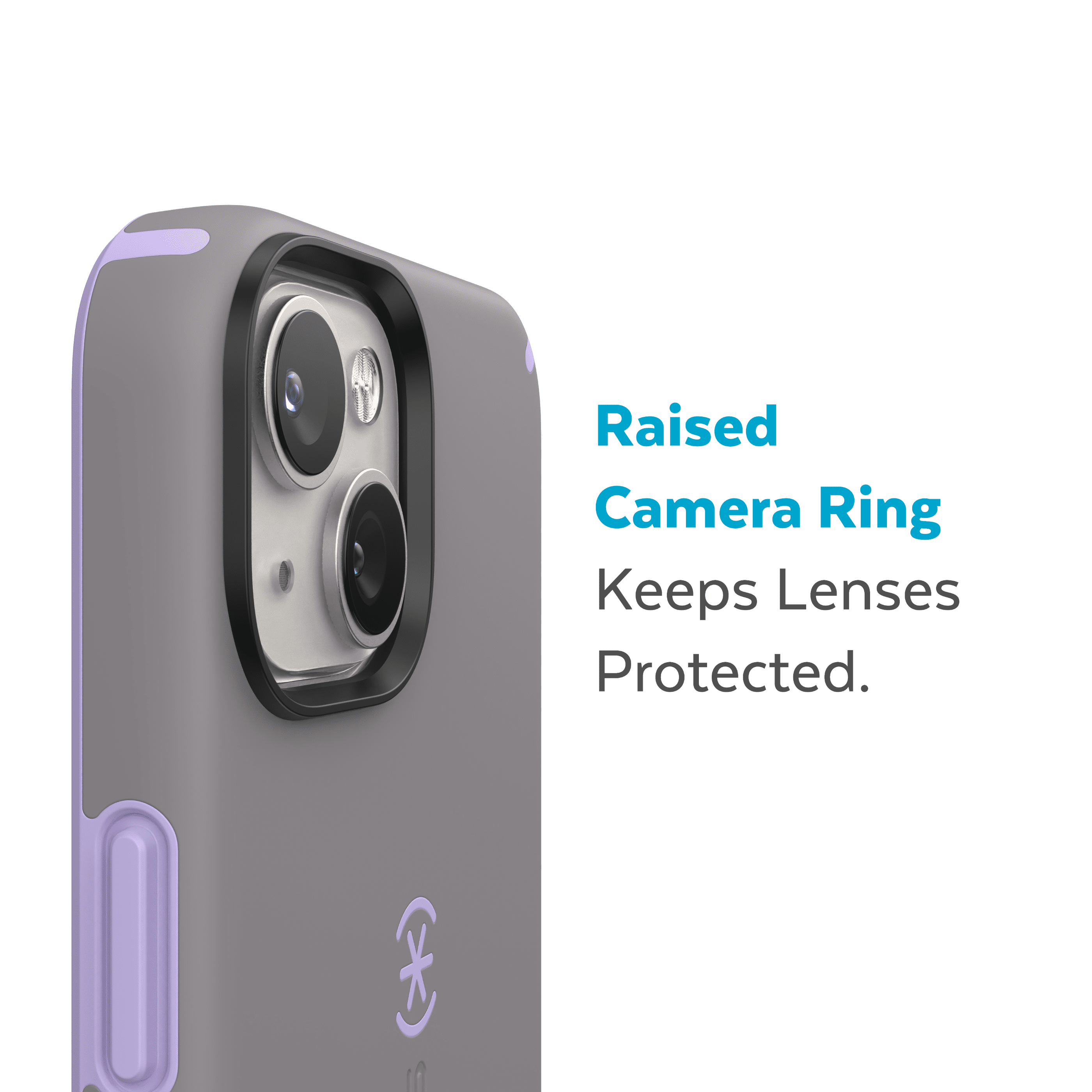 iPhone 14 Speck CandyShell Pro + Magsafe in Grey and Purple