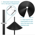 thumbnail image 4 of WEISIPU 12-18 inch Outdoor Squirrel Baffles for Bird Feeder Pole, Bird Houses for Outside Pole Mounted Squirrel Guard for Shepherd’s Hook, 4 of 6