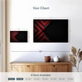 thumbnail image 4 of Elephant Stock Red Black Abstract Wall Art - Horizontal Canvas Wall Art - Living Room Wall Decor - Abstract Canvas - Black And Red Decor - 24" x 16", 4 of 8