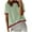Green, variant on Timegard Womens Tops Crewneck Short Sleeve Striped Loose Comfy Casual Tee Shirts Block Color Blouse
