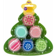 Wilton Mini Baking Cup Liner, Assorted Christmas 150 ct. 415-1848