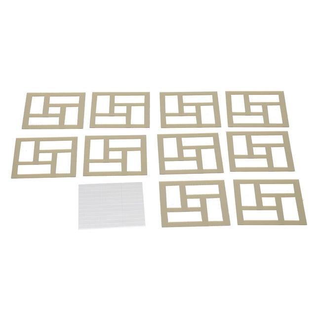 Calcomanía de techo, pegatina de espejo con línea de cintura, pegatina de espejo, decoración de pared hecha a mano por expertos