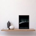 thumbnail image 2 of NASA Our Solar System Enceladus Saturn's Moon Plumes Artwork Framed Wall Art Print A4, 2 of 4