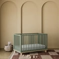 thumbnail image 4 of Art of Nursery by Storkcraft Sicily Deluxe 3-in-1 Convertible Crib with Bonus Toddler Guardrail, Olive with Driftwood, 4 of 15