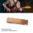 thumbnail image 4 of Guitar Nut Brass Pre Slotted Nut Replacement  For Electric Acoustic Guitar Bass Instrument Part Accessories, 4 of 8