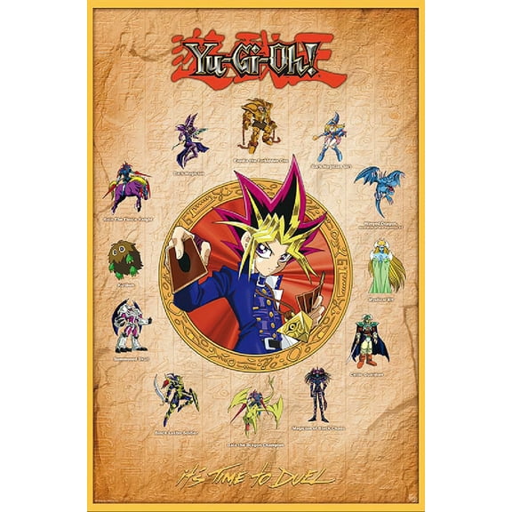 Yu-Gi-Oh - Manga / Anime TV Show Poster (Yami Yui / Characters) (Size: 24 x 36")