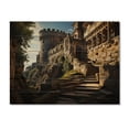 thumbnail image 3 of Designart "Castles Dramatic Forms High I" Architecture Print on Natural Pine Wood, 3 of 5