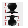 thumbnail image 7 of Control Fingerprint Round Door Knobs Rotation Lock Knobset Handle Metal Knob with Phycial Key ,Easy Installation, 7 of 7
