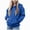 H599-Blue, variant on TOWED22 Hoodies for Teen Girls Boys Baggy Zip Up Classic Hooded Sweatshirts Casual Solid Long Sleeve Jacket with Pockets(Orange,18-24 M)