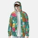 thumbnail image 2 of Fotbe Pineapple Chaqueta con Protección Solar UPF 50+ para Hombre y Mujer, Camisa con Capucha y Bolsillos-Medium, 2 of 7