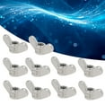 thumbnail image 4 of Stainless Steel Nut, Silver White Easy To Use Wing Nut  Durability And Stability  For Fastener Hardware, 4 of 8