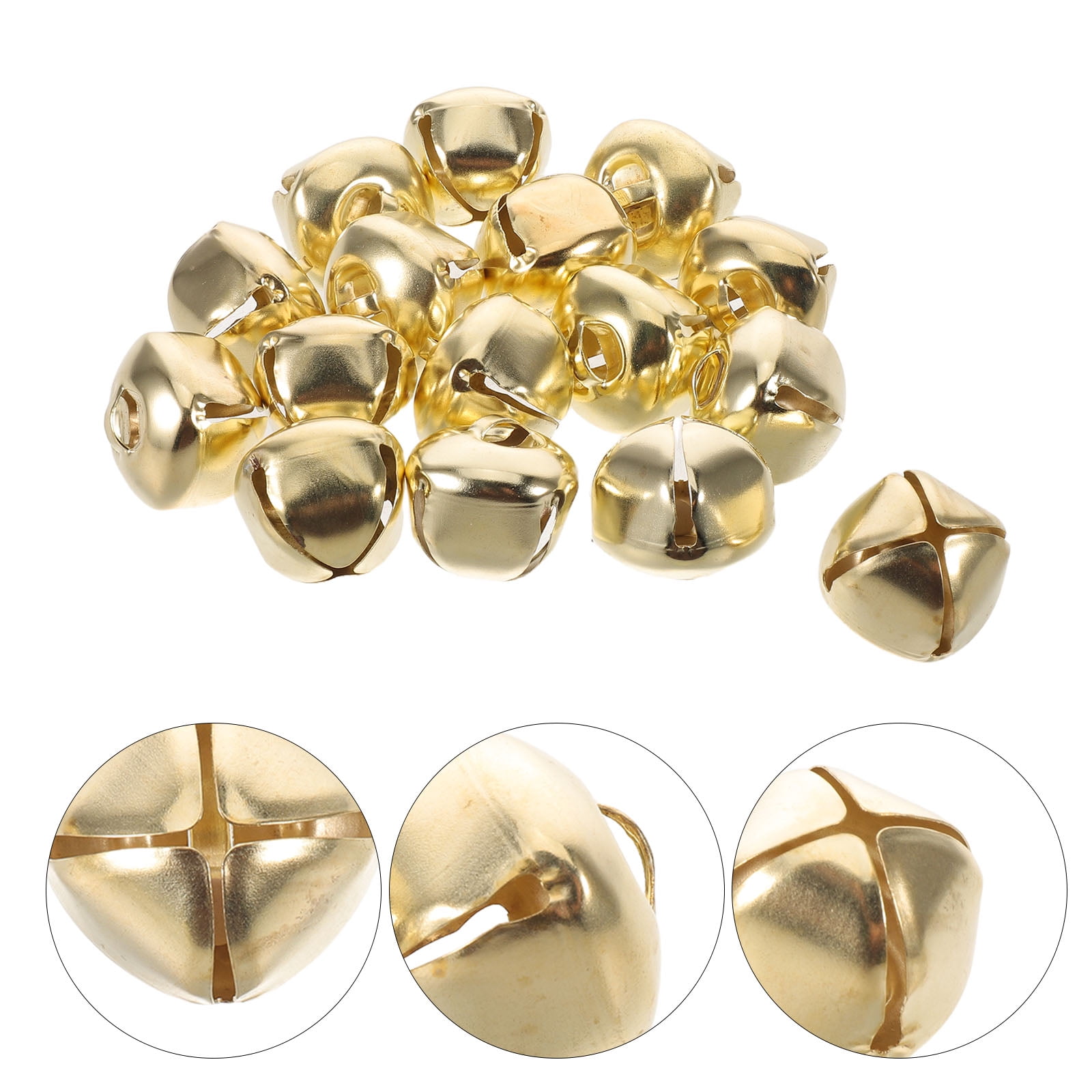 Milisten 400 Pcs Cross Dog Collar Bells Iron Pendant Charms with 2.5 mm Hole for Pet Collars and Crafts