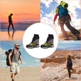 thumbnail image 4 of Gaiters de nieve Correr al aire libre Polvo a prueba de polvo 20D Silicon Recubierto Plaid a prueba de arañazos Snap Hook Zapatos Protección Cubierta Negro Methold OD020012-02, 4 of 7