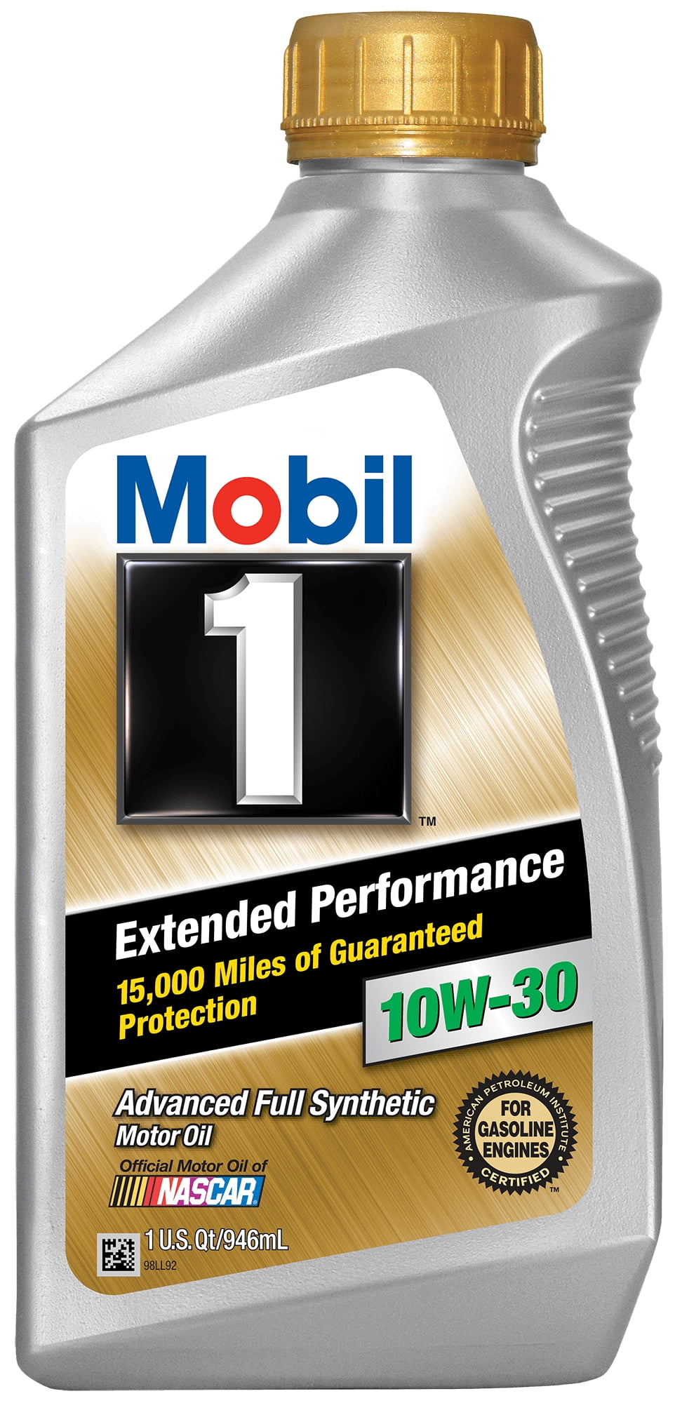 Mobil 1 Extended Performance Full Synthetic Motor Oil 10W30, 1 Quart