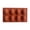 Brick Red, variant on Silicone Egg Molds Easter 2PCS, 2.4" Food Grade 3D Moulds for Vegan Deviled Eggs Peanut Filling 3D Chocolate Candy Jello Pudding Soap Gift, Oven Safe Baking Cake Kit