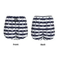 thumbnail image 6 of Uemuo Anchors Pattern Women's Athletic Shorts High Waisted Running Shorts with Liner Pockets Gym Elastic Workout Shorts-XX-Large, 6 of 9