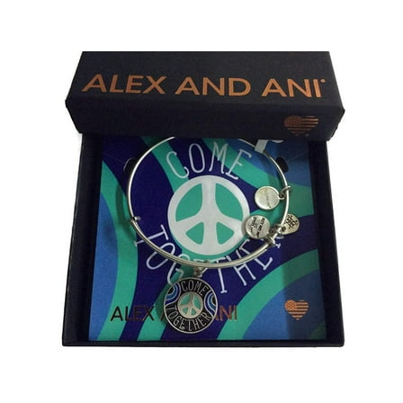 Alex and Ani Women's Come Together Bangle Bracelet Rafaelian Silver One Size