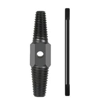 Hxlamzoo Double Head Water Pipe Extractor, Vanadium Steel Broken Screw Removal Tool with Anti-Slip Grip for 1/2" & 3/4" Pipes, Includes Power Lever - Ideal for DIY, Plumbing