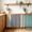 Gray, variant on Grey Stripe Cabinet Curtains for Kitchen 10"W x 11"L, Modern Geometric Classic Linear Slub Fabric Texture Under Sink Skirt Magic Tape Short Curtain Decorative Privacy Panel for Bathroom Laundry