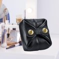 thumbnail image 4 of Adorable monedero Cambio de cuero Auricular Lápiz labial Bolsillo Mini bolsa de almacenamiento de llaves Paquete Negro Hugo Monedero, 4 of 10