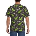 thumbnail image 2 of Rocae Dinosaur Skeleton for Men's Moisture-Wicking Crew Tee - T-Shirt for Sports, Outdoor Activities, and Casual Wear, 2 of 9