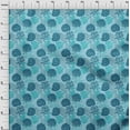 thumbnail image 4 of oneOone Cotton Cambric Turquoise Blue Fabric Ocean Underwater Life Fabric For Sewing Printed Craft Fabric By The Yard 56 Inch Wide, 4 of 4