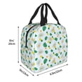 thumbnail image 2 of Yiaed Pineapple Print Insulated Lunch Bag Reusable Cute Tote Lunch Box, Leakproof Cooler Lunch Bags for Work Office Travel School Picnic, 2 of 5
