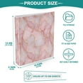thumbnail image 4 of Three Ring Binder Rose Gold Texture 1.5 Inch Round Binder D-Rings for Office Supplies and More, 4 of 10