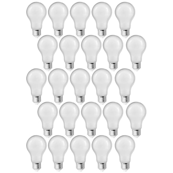 Maxlite 60W Equivalent Frosted 8.5W LED Dimmable A19 Bulb 25 Pack