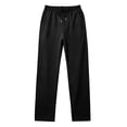 thumbnail image 5 of Akiihool Relaxed Pants for Men Men's Relaxed Classic Fit Flat Front Pants Black,XL, 5 of 5