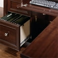 thumbnail image 4 of Bowery Hill Traditional L-Shaped Wood Computer Desk in Cherry, 4 of 9